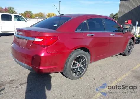 2011 Chrysler 200 Limited from USA, damaged, VIN 1C3BC2FG8BN526869